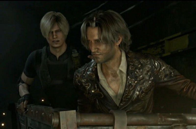 Luis Serra and Leon Kennedy