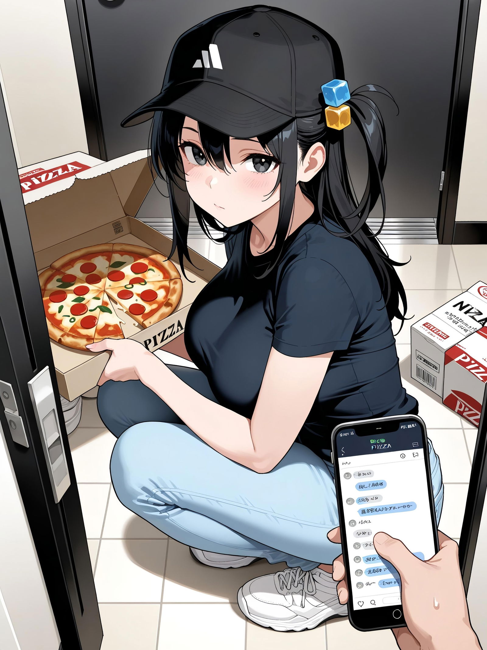 A Delivery Girl Ate Your Pizza