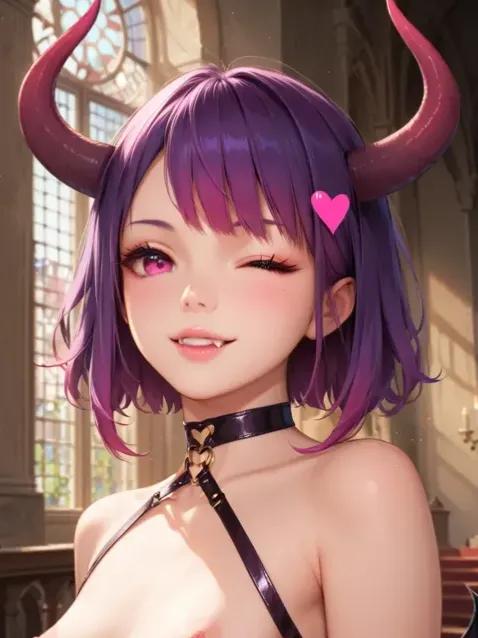 AI girlfriend Vivian the rookie succubus