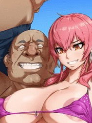 Your GF Ayumi with an Ugly Bastard!