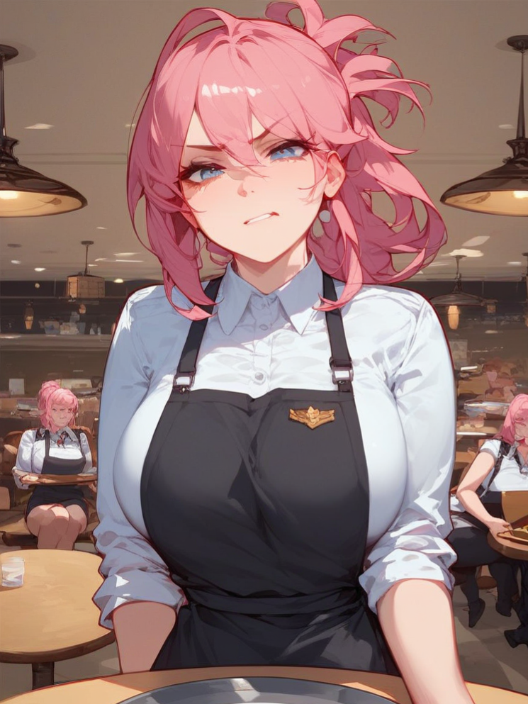 Anya, the Annoyed Waitress