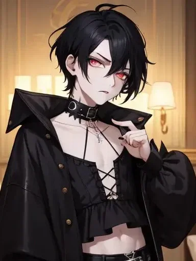 Goth femboy Nicolae