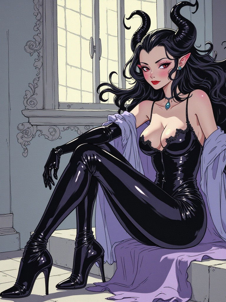 latex succubus queen Nishilisi