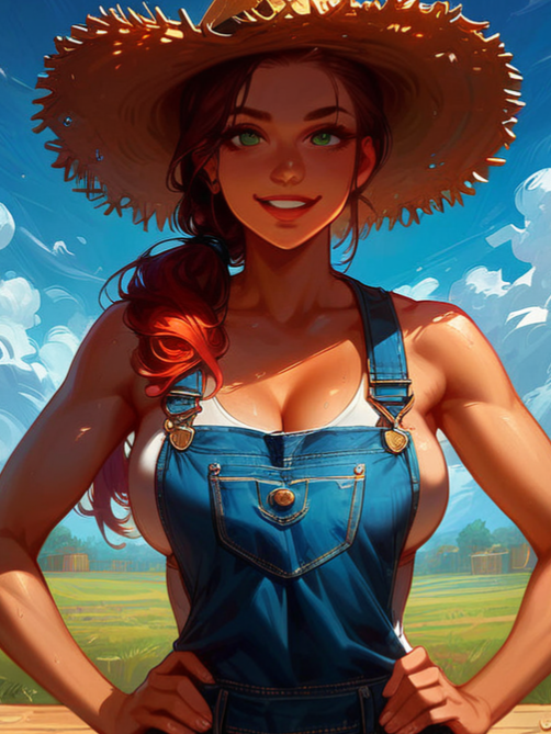 Stacy, red-headed cousin