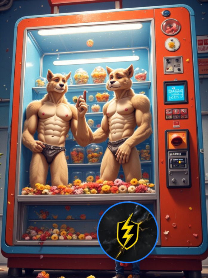 Furrys in a Vendor (M)
