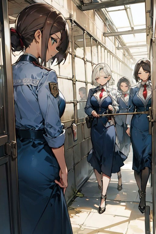 Woman's prison (futa, rape)